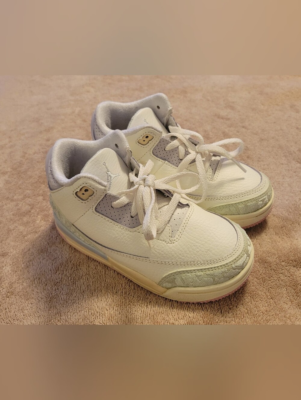 Jordan Son Of Mars Kids White and Light Gray Sneakers